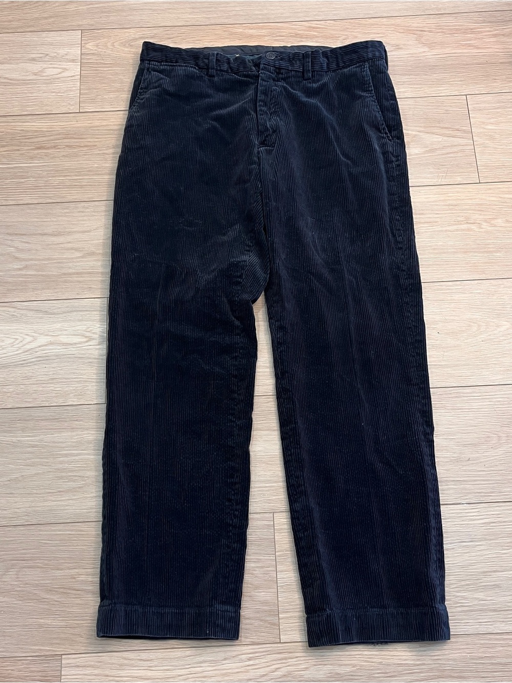 Polo Ralph Lauren Preston Navy Corduroy Straight Leg Pants 100% Cotton Old Money